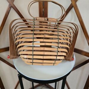 Natural Bamboo Satchel